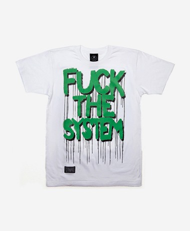 Fuck The System Vol.3 Tee White