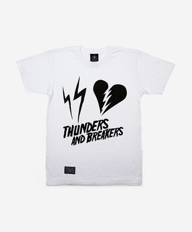 Thunders And Breakers Tee White